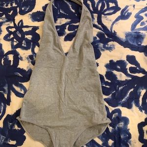 American Apparel gray bodysuit